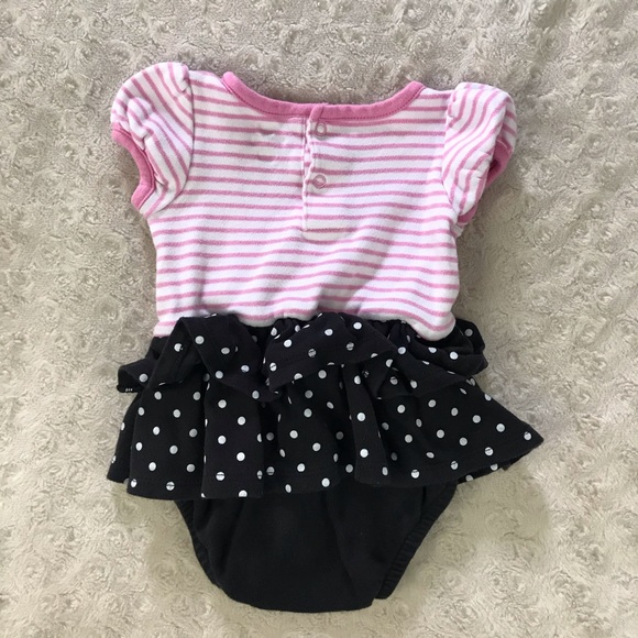 Koala Baby Born a Diva Romper Pink Black White - Picture 4 of 5